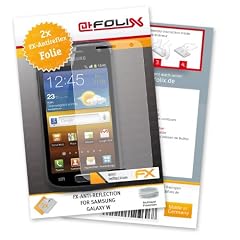 atFoliX FX-Antireflex Displayschutzfolie f�r Samsung Galaxy W (2-er Pack) - Displayschutz antireflektierend! H�chste Qualit�t - Made in Germany!