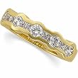 14K Yellow Gold Diamond Wedding/Anniversary Band - 1.05 Ct.