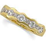 14K Yellow Gold Diamond Wedding/Anniversary Band - 1.05 Ct.