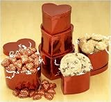 Stackable Heart Gift Boxes - Gourmet Gift Basket