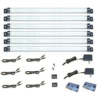 NEW Designer Series 18' SIX Panel Kit, 2 powersupplies, 2 dimmers, WARM WHITE panels
