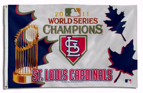 MLB St. Louis Cardinals 2011 World Series Champions Banner Flag