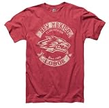 New Mexico Lobos Heathered Red Rockers Ring Spun T-Shirt