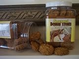 Gourmet Dental Treats Honey Peanut Butter Baked Cookie Snacks for Dogs - 14oz Container