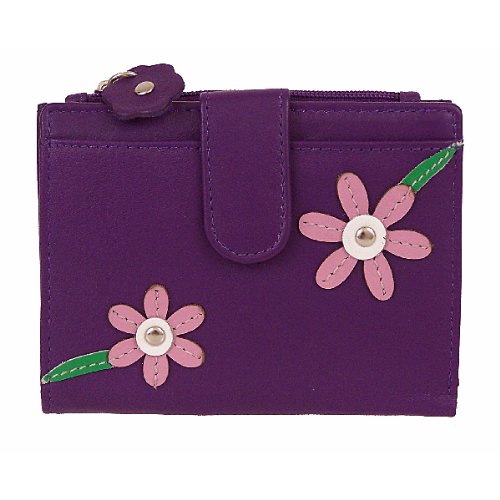 Mala Leather Blossom Ladies Purse
