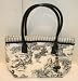 Isabella's Journey Tolie Noir Petite Designer Carpet Tote
