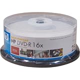 16X Write-once DVD-R Spindle with Ink Jet Printable Surface