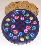 Scott's Cakes 2 1/2 lb. Oatmeal Raisin Cookies in a Christmas Lights Tin