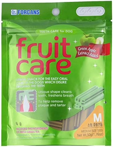 Fruit Care Dental Snack Easy Oral Care For Medium Size Dogs 50g.