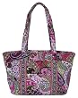 Vera Bradley Very Berry Paisley Mandy Purse
