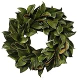 IMAGE OF Wreath Magnolia Leaf 24'' Green
