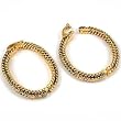 2 Bali Pearl Shortener Antique Gold Plated Jewelry 32mm