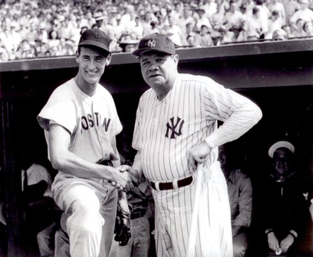 Option #1: Boston Red Sox Boston Red Sox Ted Williams and Babe Ruth - 8