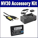 Samsung NV30 Digital Camera Accessory Kit includes: SDSLB1137D Battery, SDM ....