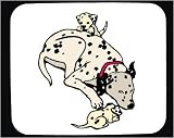 Picture Of Decorated Mouse Pad with mother, spots, pet, dog, dalmatian, puppy