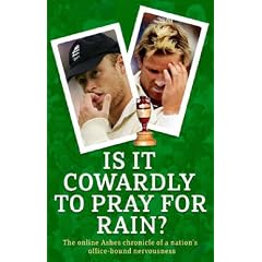 Is It Cowardly To Pray For Rain?: The Ashes Online Chronicle: The Online Ashes Chronicle of a Nation's Office-Bound Nervousness (Guardian)