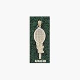 Kentucky Wildcats UK Tennis Racquet Pendant - 14KT Gold Jewelry