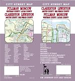 Pullman WA/Moscow ID/Clarkston WA/Lewiston ID Street  Map