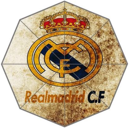 Bout it!! Custom Cool Design Real Madrid Fc Retro Logo Printed Portable Fashion Foldable Umbrella!Browsing more details below