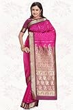 IMAGE OF Pink Tana Fancy Art Silk Sari with heavi zari Pallu
