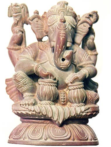 ShalinCraft Hindu Religious Statues of Lord Ganesha Made in Stone 2.5