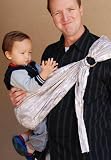 Lite-on-Shoulder Pouch-rings Hybrid sling (Courtyard) Large