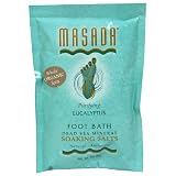 Masada Soaking Salts, Eucalyptus, Purifying, 3 oz (85 g) (Pack of 24)