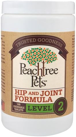 Glucosamine Chondroitin for Dogs - Hip & Joint Formula Level 2 - 165 Chewable Tablets