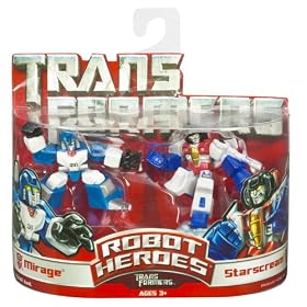 Transformers - Movie Robot Heroes Mirage vs. Starscream