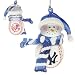 New York Yankees MLB Striped Acrylic Snowman Ornament (3")