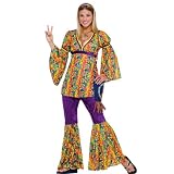 Purple Haze Hippie Adult Halloween Costume (Standard (One-Size))