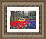12x16 / 12 x 16 Picture Frame Birch Burl Wood .. 3.75'' wide