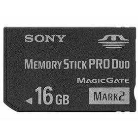 Sony 16GB Memory Stick PRO Duo Card