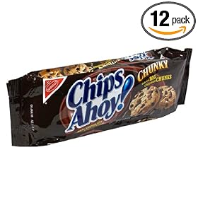 Chips Ahoy! Chunky Cookies, 14-Ounce Units (Pack of 12)