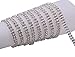 KAOYOO 2 Rows 2 Yards Crystal Rhinestone Close Chain Trim,SS16/4.0mm/0.16