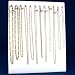 12 Hook White Chain Necklace Display Jewelry Easel New