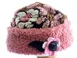 Corky Pink & Brown Nana Daisy Roll Brim Hat