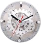 Maple's Dual Purpose Desktop / Wall Mountable Moving Gear Mechanical Automotive Inspired Clock