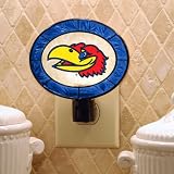 Kansas Jayhawks Memory Company Art Glass Night Light NCAA College Athletics Fan Shop Sports Team Merchandise