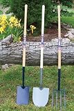 Stockton Heath Forge R810 Forged Digging Spade with 48 Inch Knob Handle