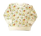 ベビー服　子供服　キッズ　女の子　ミアメール　mia mail　花柄裏起毛トレーナー (90cm)