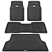 Motor Trend Premium FlexTough All-Protection Cargo Liner - DeepDish Front & Rear Mats Combo Set â€“ w/Traction Grips
