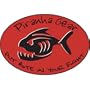 Piranha Gear Martial Arts Patch (Red) - Large