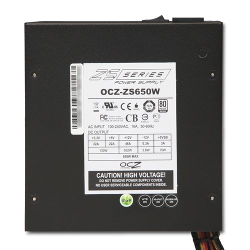 Corsair Power Supply OCZ Technology OCZ-ZS650W 7