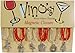 Vino's Tis The Season Magnetic Wine Glass Charms, Set of 6