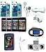 14-piece FULL ACCESSORY BUNDLE SET for Apple iPod Touch 2nd Gen: iPod Touch 2nd Gen Black Leather Case + silicone skin cases + USB CAR Charger
