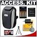 Canon PowerShot PSC-100 Deluxe Soft Compact Case with AA Batteries & Charger + Cameta Bonus Accessory Kit for Canon PowerShot SX100 IS, A720 IS, A710 IS, A650 IS, A640, A630, A620, A590 IS, A580, A570 IS, A560, A550