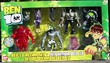 New Ben 10 Exclusive Action Figure Set ! Includes 4 figures and Omnitrix