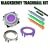 Replacement Blackberry Trackball (Violet) and Matching Color Ring for Blackberry Curve Pearl 8100 8110 8120 8130 8220 8230 8300 8310 8320 8330 8800 8820 8830