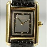 Vintage/Antique watch: Pre owned Womens Cartier Watch Vermeil Two Tone Dial Swiss Quartz 1980s 51ZFv6KEBkL. SL160 Vintage/Antique watch: Pre owned Womens Cartier Watch Vermeil Two Tone Dial Swiss Quartz 1980s